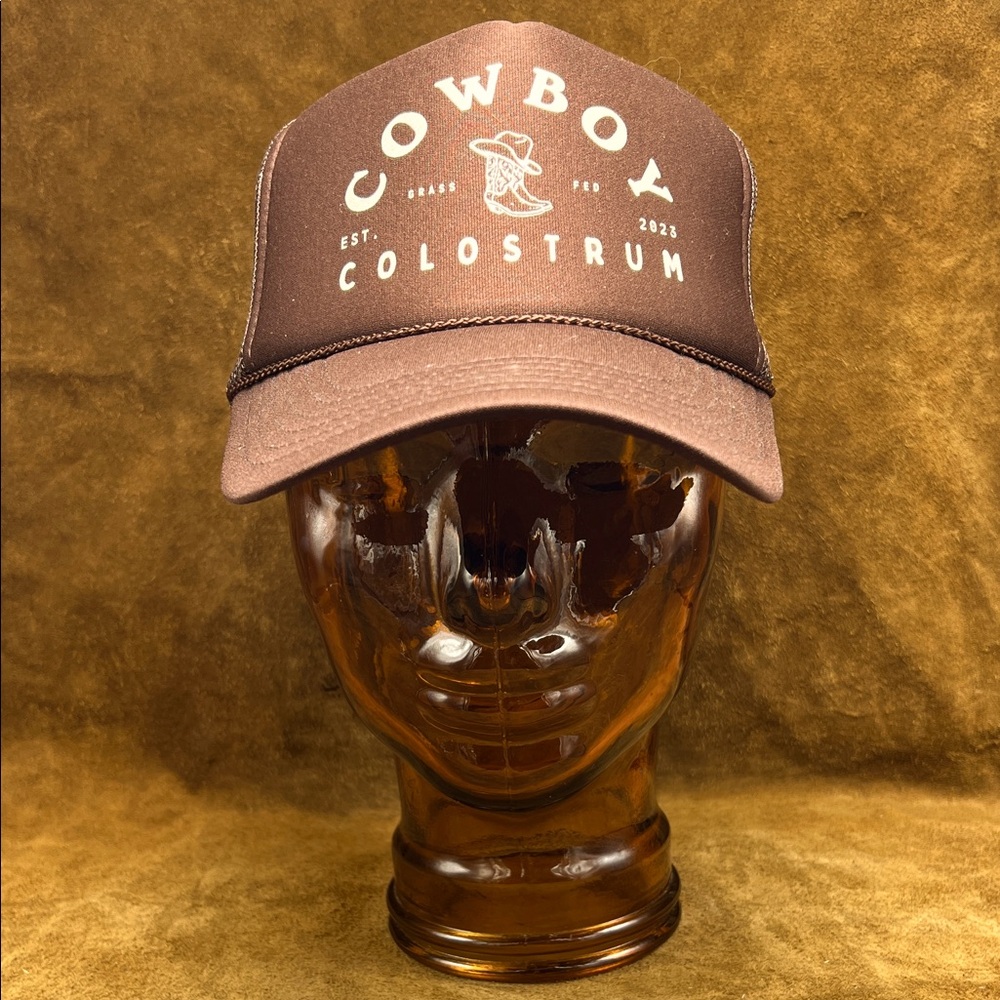 Cowboy Brown Mesh Trucker Hat